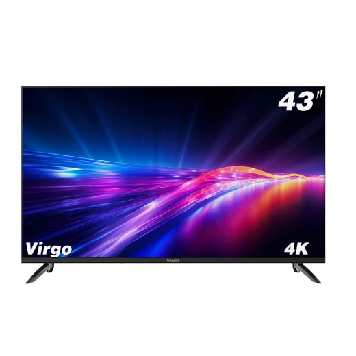 تلفزيون جي-جارد فيرجو سي جي 43 بوصة ذكي 4K UHD، تصميم بدون إطار، HDR10، نظام تشغيل جوجل تي في تلفزيون جي-جارد فيرجو سي جي 43 بوصة ذكي 4K UHD، تصميم بدون إطار، HDR10، نظام تشغيل جوجل تي في